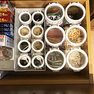 キッチン/収納下手/調味料容器/調味料収納/収納/フレッシュロック...などのインテリア実例 - 2018-11-20 13:33:59