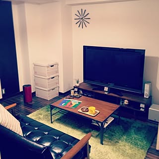 リビング/ソファー/TVボード/加湿器/時計...などのインテリア実例 - 2014-03-05 21:42:22