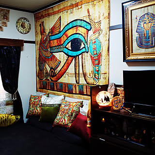 ベッド周り/ベッド/エスニック/クッション/アジアン...などのインテリア実例 - 2019-07-08 20:29:04