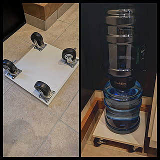 ウォーターサーバーの水ストックのインテリア実例 Roomclip ルームクリップ