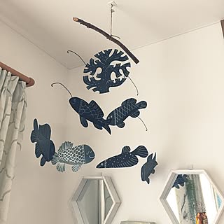 モビール 針金のインテリア実例 Roomclip ルームクリップ