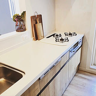 対面キッチン/ひろまるコンロ/ガスコンロ/キッチンカウンター/LIXIL...などのインテリア実例 - 2020-01-12 21:33:23