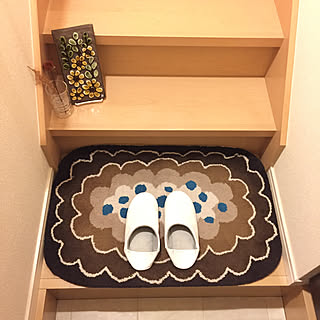 女性の、1K、一人暮らしの「玄関/入り口」についてのインテリア実例