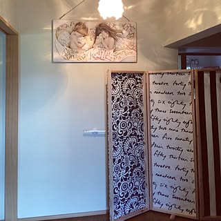 Diy 衝立のインテリア 手作りの実例 Roomclip ルームクリップ
