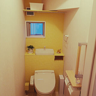 トイレ イエローの壁紙のインテリア実例 Roomclip ルームクリップ