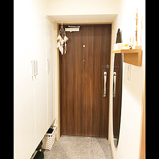 玄関/入り口/玄関はシンプルに。/ホワイトインテリアに憧れて♡/いつもいいねありがとうございます♡/RC福岡...などのインテリア実例 - 2018-01-18 16:23:38