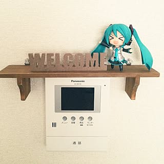 100均 初音ミクのインテリア実例 Roomclip ルームクリップ