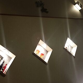 壁/天井/ニッチの照明/リビング階段/TV上のインテリア実例 - 2013-10-21 23:28:45