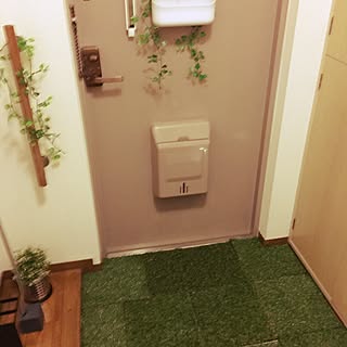 玄関 入り口 人工芝マットのインテリア実例 Roomclip ルームクリップ