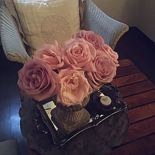 オーガニックフラワー/ブランマリクロ/コベントガーデンバザール/一人暮らし/薔薇...などのインテリア実例 - 2019-12-12 00:43:20