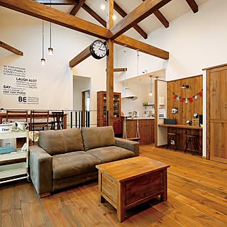 部屋全体/平屋/キッチン/ワークスペース/ダイニング...などのインテリア実例 - 2015-12-18 17:06:48