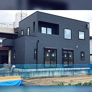 ネイビー 外壁 サイディングのインテリア実例 Roomclip ルームクリップ