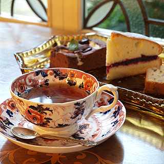 キッチン/ケーキ/ティータイム/カップ＆ソーサー/アンティーク...などのインテリア実例 - 2017-11-01 18:54:50