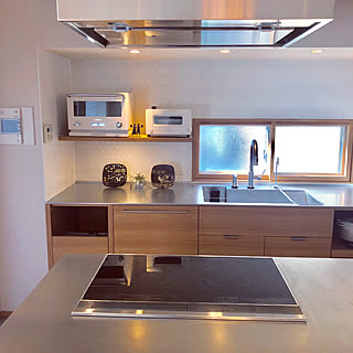 レンジフード アイランドキッチンのインテリア実例 Roomclip ルームクリップ