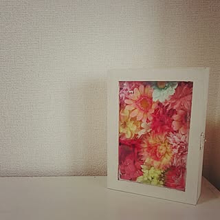 セリア フラワーボックスのおしゃれなアレンジ 飾り方のインテリア実例 Roomclip ルームクリップ