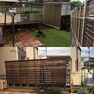 部屋全体/ウッドフェンス/木が好き/フォロワーさんに感謝♡/いつもいいね!ありがとうございます♪...などのインテリア実例 - 2017-07-25 11:57:24