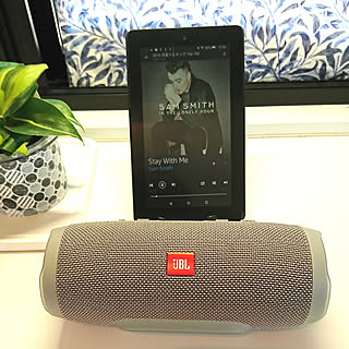 キッチン/JBLのスピーカー/Kindle Fire/キッチン背面カウンター/音楽のある生活...などのインテリア実例 - 2018-03-18 13:49:31