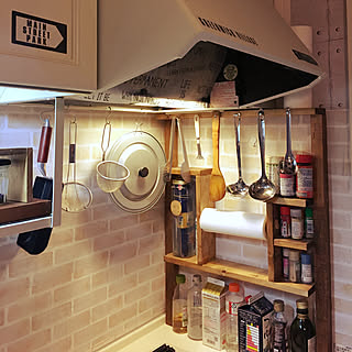 Diy 吊り下げ収納のインテリア 手作りの実例 Roomclip ルームクリップ