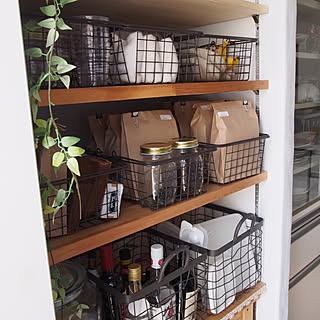ニトリ カゴ バスケットのインテリア実例 Roomclip ルームクリップ