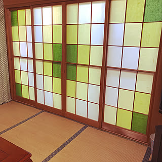 和紙紙で障子をdiyのインテリア 手作りの実例 Roomclip ルームクリップ