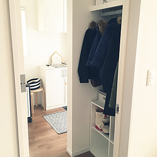 Ikea バッグ 上着 置き場のインテリア実例 Roomclip ルームクリップ