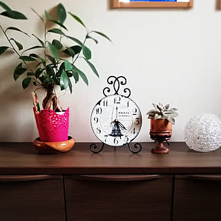棚/ウォルナットの植木鉢/がじゅまる君/間接照明✨/RC の出会いに感謝!...などのインテリア実例 - 2019-11-26 17:35:36