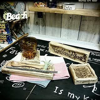 キッチン/いいね&コメント喜びます♥/カフェ風/NO GREEN NO LIFE/男前...などのインテリア実例 - 2016-12-19 08:59:51