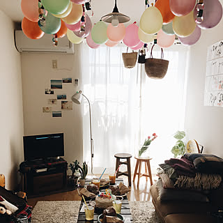 キャンプ 誕生日飾り付けのおしゃれなインテリア 部屋 家具の実例 Roomclip ルームクリップ