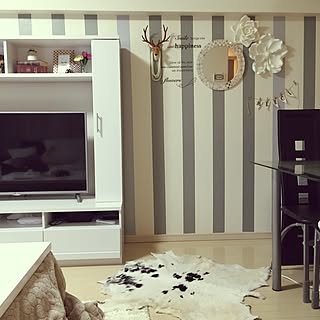 部屋全体 牛柄のインテリア実例 Roomclip ルームクリップ