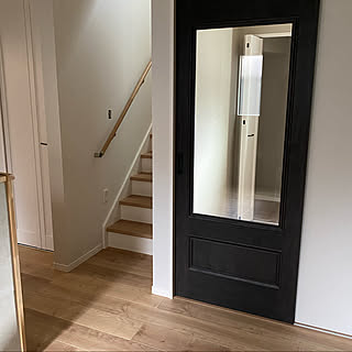 リビングドア透明ガラスのインテリア実例 Roomclip ルームクリップ