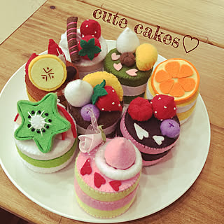 2019.6.30☂️/クオリティ高い!/ケーキ/おままごと/フェルト...などのインテリア実例 - 2019-06-30 18:16:53