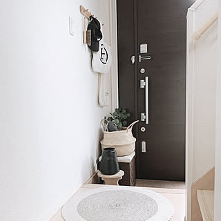 夜更かし/玄関マット/H&M HOME/シンプル/建売住宅...などのインテリア実例 - 2019-11-13 01:18:35
