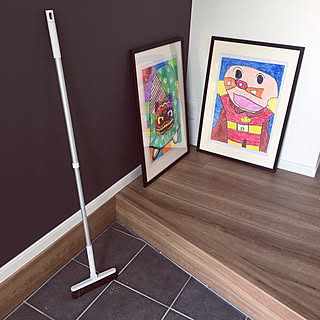 ポスターフレーム/リクシルタイル/ラシッサDフロア チェリー/子供の絵/ほうき...などのインテリア実例 - 2019-03-15 14:33:50