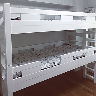 ベッド周り/白黒/モノトーン/モノトーンにしたい!/白黒グレー...などのインテリア実例 - 2018-06-04 15:29:46