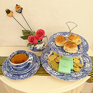 棚/都会風スコーン/プレーンスコーン/紅茶/ハロウィン...などのインテリア実例 - 2019-10-21 00:49:55