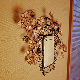 ワイヤークラフト 桜のおしゃれなアレンジ 飾り方のインテリア実例 Roomclip ルームクリップ