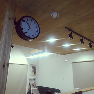 部屋全体/壁紙/天井 木目クロス/梁/Panasonic建具...などのインテリア実例 - 2019-08-09 22:37:18