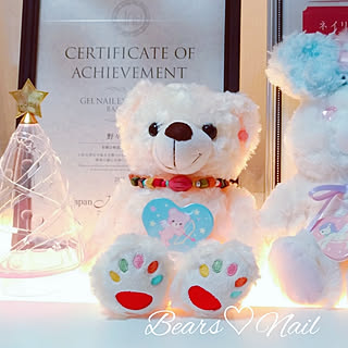 テディベア ゆめかわいいのインテリア実例 Roomclip ルームクリップ