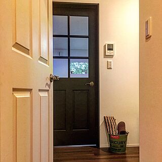 玄関/入り口/塗装ドア/塗装/マット/gu...などのインテリア実例 - 2017-07-02 10:07:38