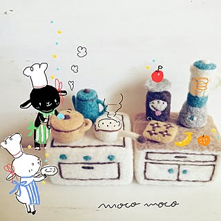 ミニチュア イラストのおしゃれなアレンジ 飾り方のインテリア実例 Roomclip ルームクリップ