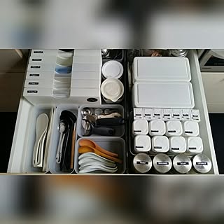 キッチン/キッチン引き出しの中/キッチン引き出し収納/セリア/ダイソー...などのインテリア実例 - 2016-02-17 09:43:25