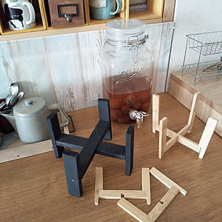 キッチン/10分でできる/キッチン雑貨/スタンドDIY/こどもと暮らす。...などのインテリア実例 - 2020-02-02 09:58:30