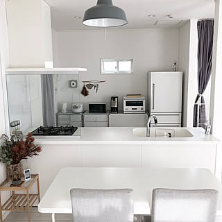 ペンダントライト/スチールユニットシェルフ/キッチン背面/キッチン家電/キッチン収納...などのインテリア実例 - 2020-01-17 20:10:41