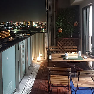 カーテン ベランダのインテリア実例 Roomclip ルームクリップ