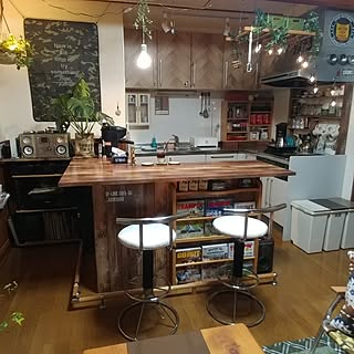 キッチン/キッチンカウンター/DIY/リメイクシート/アウトドア/登山...などのインテリア実例 - 2017-02-24 21:58:10