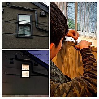 壁/天井/ひものれん/キッチンの窓/すっきり暮らしたい/ストリングスカーテン...などのインテリア実例 - 2021-04-18 18:40:20