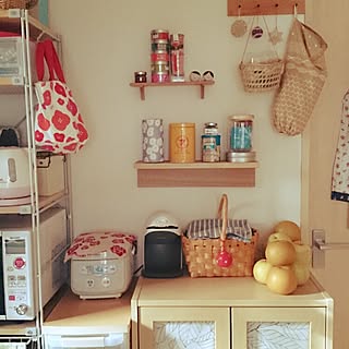 キッチン/賃貸/無印良品/かご/セリア...などのインテリア実例 - 2015-09-20 16:05:57