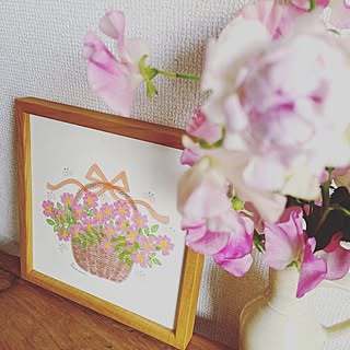 花 イラストのインテリア実例 Roomclip ルームクリップ