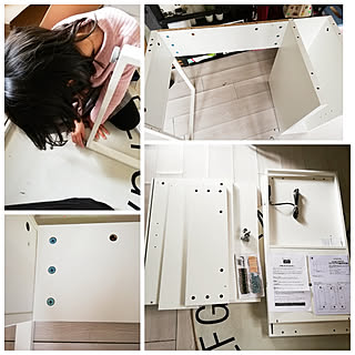 机/机/山善/山善収納部/くらしのeショップ...などのインテリア実例 - 2020-02-24 22:04:07