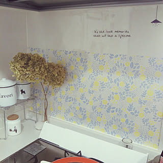 セリア コンロ周り汚れ防止シートのインテリア実例 Roomclip ルームクリップ